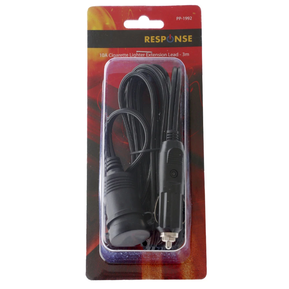 White Label Cigarette Lighter Extension Cord 1 White Label Cigarette Lighter Extension Cord