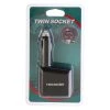 White Label Cigarette Lighter Twin Socket