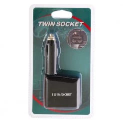 White Label Cigarette Lighter Twin Socket
