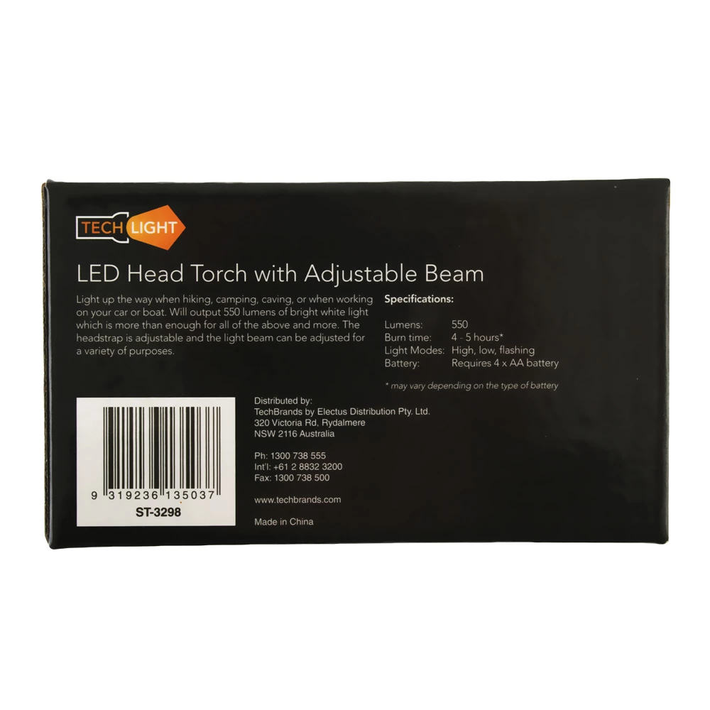 White Label Cree XML LED Headlamp With Adjustable Beam 550 Lumen 2 White Label Cree XML LED Headlamp With Adjustable Beam 550 Lumen - Image 2