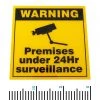 White Label Surveillance Warning Sign 300 X 300mm