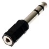 White Label 6.5mm Stereo Plug To 3.5mm Stereo Socket Adaptor