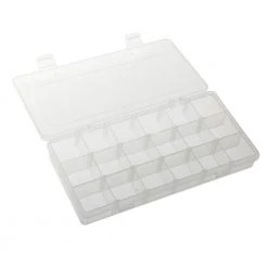 White Label Heavy-Duty Utility Box With 18 Compartments 230 X 115 X 35mm