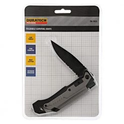White Label 5-in-1 Survival Knife With LED Torch