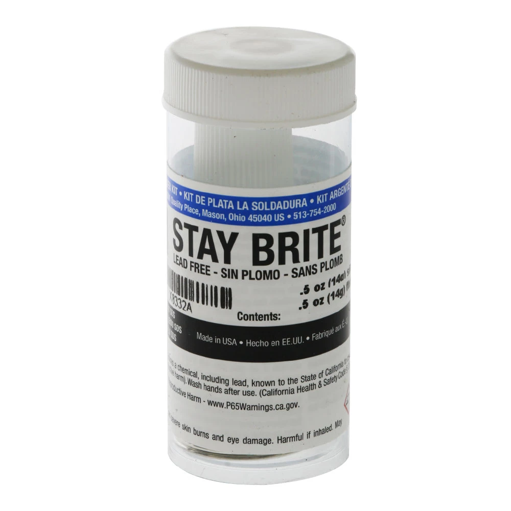 White Label Stay-Brite Silver Solder Kit 1 White Label Stay-Brite Silver Solder Kit
