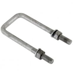White Label Galvanised U-Bolt 115mm