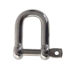 White Label Long D Stainless Steel Shackle