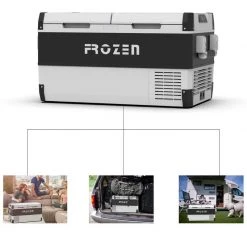 White Label Frozen Dual Zone Portable Fridge/Freezer 75L 12V/240V 13 White Label Frozen Dual Zone Portable Fridge/Freezer 75L 12V/240V -White Label Sales Store 382076 frozen dual zone 12 v portable fridge freezer 75 l 382076 2 1416025 1 1