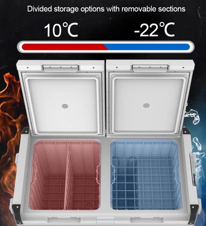 White Label Frozen Dual Zone Portable Fridge/Freezer 75L 12V/240V 7 White Label Frozen Dual Zone Portable Fridge/Freezer 75L 12V/240V - Image 7