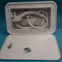 White Label Outside Shower Hot & Cold With Locking Door -White Label Sales Store 3 34 45