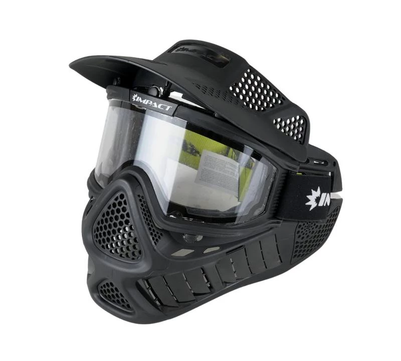White Label Impact Paintball Mask Dual Lens 1 White Label Impact Paintball Mask Dual Lens