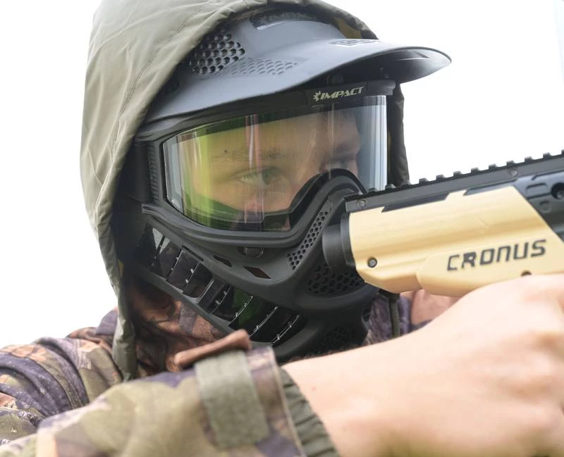 White Label Impact Paintball Mask Dual Lens 4 White Label Impact Paintball Mask Dual Lens - Image 4