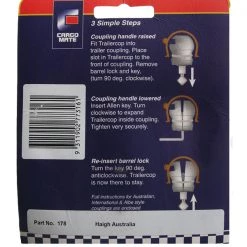 White Label Cargo Mate Anti-Theft Trailer Cop 48mm