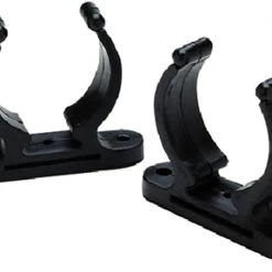 White Label Black Tube Holding Clip