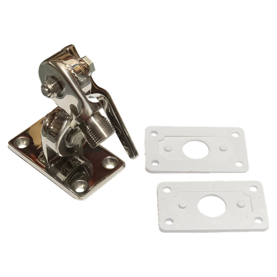 White Label Stainless Steel Ratchet Mount With Hardware And Shims 1 White Label Stainless Steel Ratchet Mount With Hardware And Shims