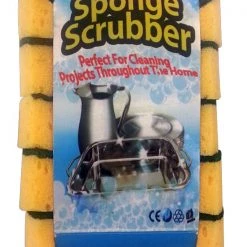 White Label Sponge Scouring Pad 5pc Pack