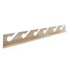 White Label Ceiling Mount Plywood 6 Rod Rack