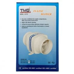 White Label In-Line Bilge Blower 12v 3inch
