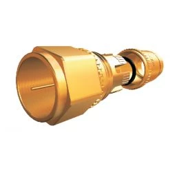 White Label Solderless F Male Coax Connector For RG-6