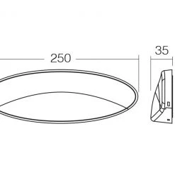 White Label Lamp Awning LED 9-33V