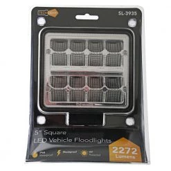 White Label 24W Square LED Floodlight IP68 24W 9-36V