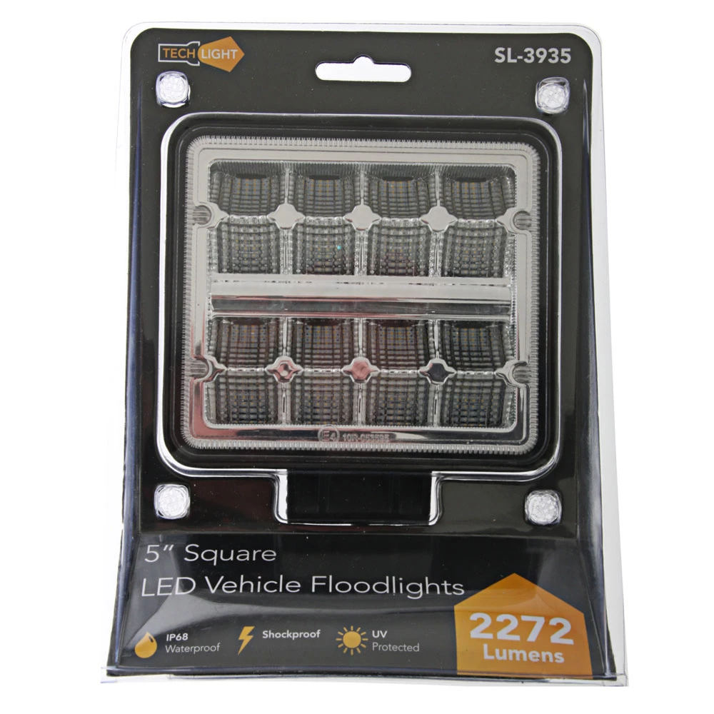 White Label 24W Square LED Floodlight IP68 24W 9-36V 1 White Label 24W Square LED Floodlight IP68 24W 9-36V