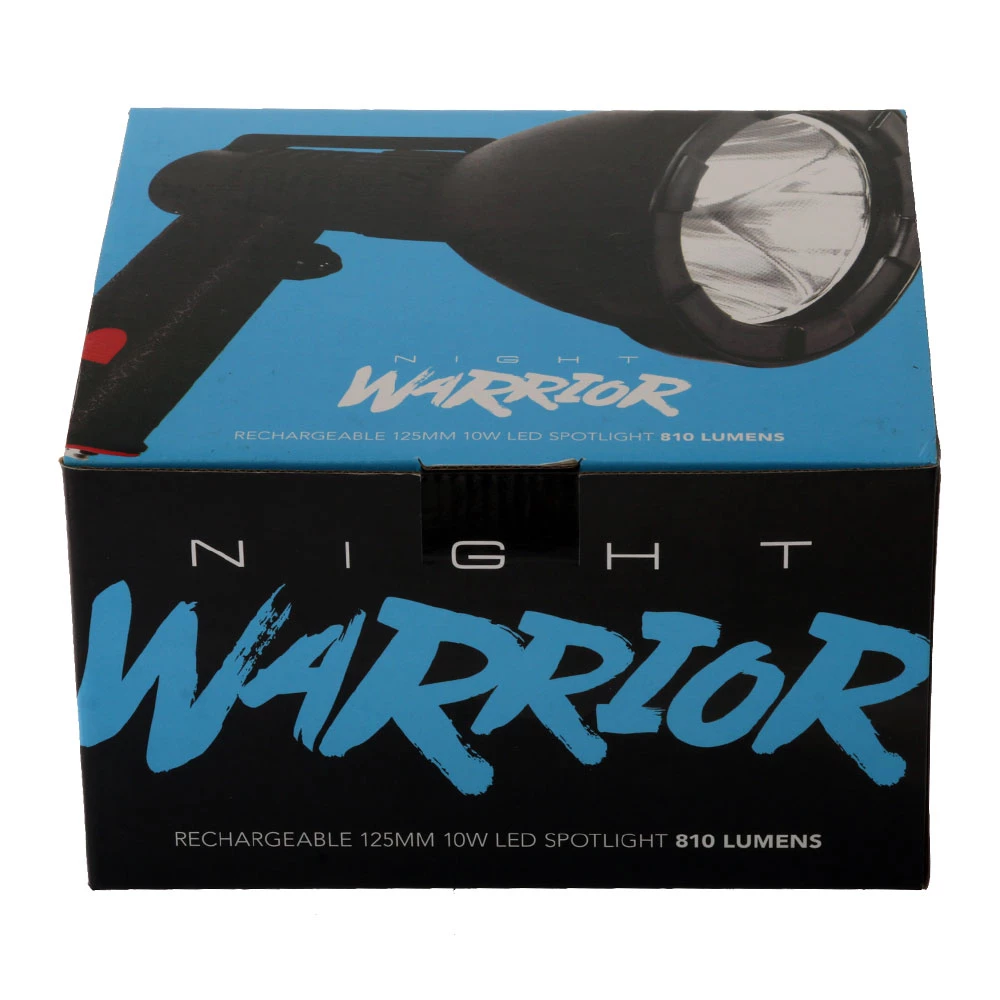 White Label Night Warrior Handheld Rechargeable LED Spotlight 810lm 125mm 10w 1 White Label Night Warrior Handheld Rechargeable LED Spotlight 810lm 125mm 10w