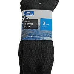 White Label Mens Thermal Socks 3-Pack Size 6-9 -White Label Sales Store 99983 04 n