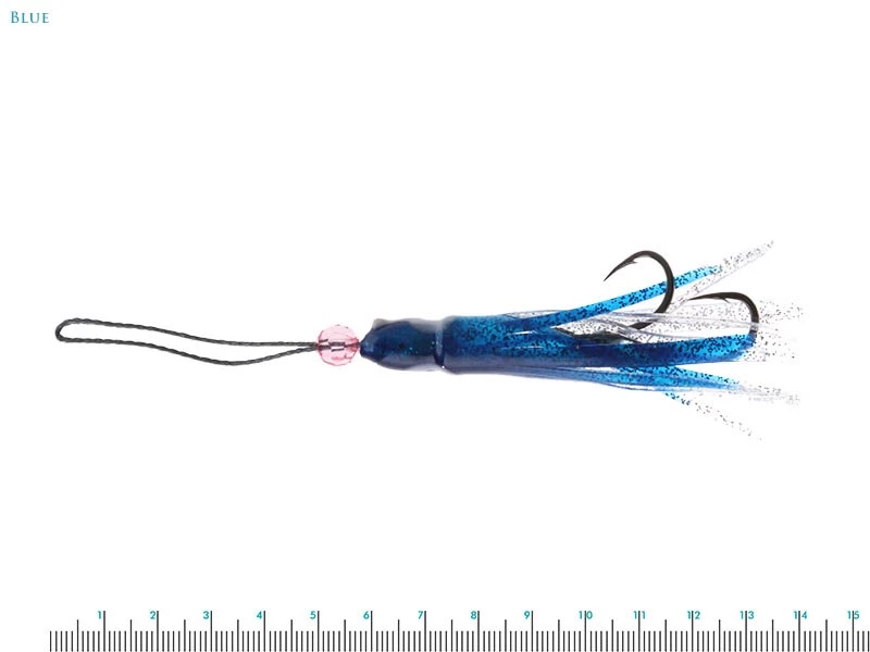 White Label Replacement Assist Hook With Skirt 1/0 Blue 1 White Label Replacement Assist Hook With Skirt 1/0 Blue