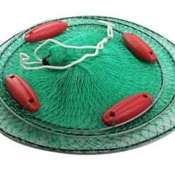 White Label Live Bait Stainless Cage With Floats 45 X 55cm