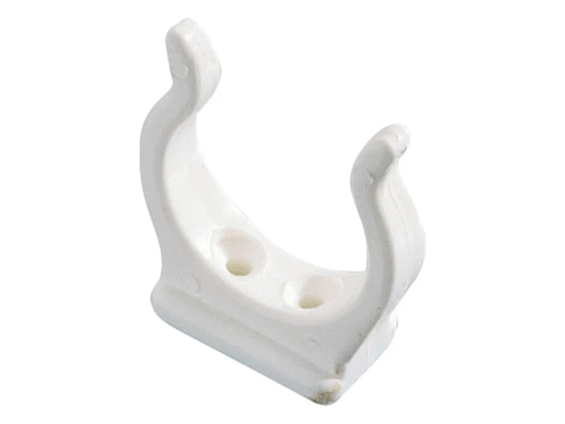 White Label Nylon Tube Holding Clip 1 White Label Nylon Tube Holding Clip