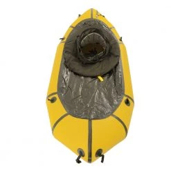 White Label Adventure-XP Packraft Inflatable Kayak With Spray Deck 235cm Yellow