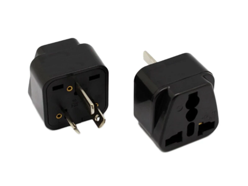 White Label AC Power Plug Adapter / Converter Black 1 White Label AC Power Plug Adapter / Converter Black