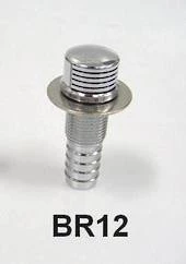 White Label Chromed Tank Breather For Hose