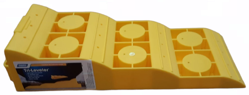 White Label Camco Tri-Leveler Yellow 1 White Label Camco Tri-Leveler Yellow