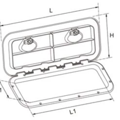 White Label Boat Access Hatch - Narrow -White Label Sales Store capture 34 60