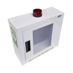 White Label Defibrillator Cabinet With Alarm
