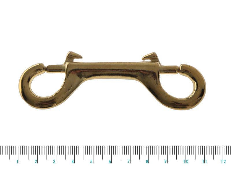 White Label Double Ended Brass Clip 1 White Label Double Ended Brass Clip
