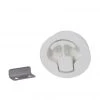 White Label Nautical Flush Slam Latch 2in White