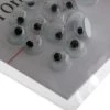 White Label Fly Tying Doll Eyes Black/White Qty 36