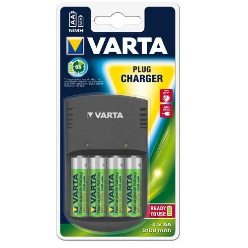White Label Varta 6-Hour Charger For AA/AAA Batteries 1 White Label Varta 6-Hour Charger For AA/AAA Batteries