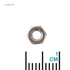 White Label 304 Stainless Steel Hex Nut BSW Thread