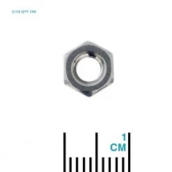 White Label 304 Stainless Steel Hex Nut BSW Thread -White Label Sales Store groupedblasshexnut 4