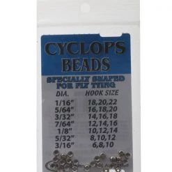 White Label Cyclops Brass Beads For Fly Tying 1/8in 3.2mm -White Label Sales Store groupedcyclopsbeads1 8in 1