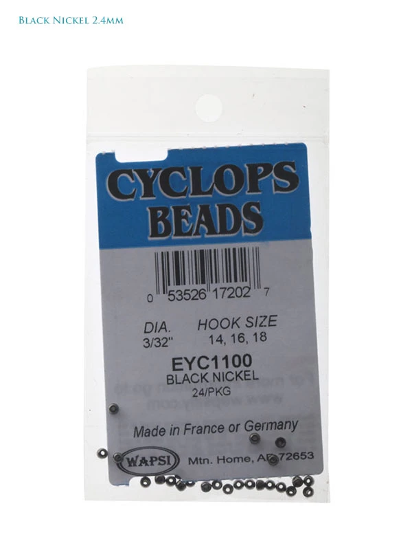 White Label Cyclops Brass Beads For Fly Tying 3/32in 2.4mm 3 White Label Cyclops Brass Beads For Fly Tying 3/32in 2.4mm - Image 3