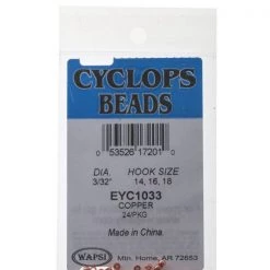 White Label Cyclops Brass Beads For Fly Tying 3/32in 2.4mm 9 White Label Cyclops Brass Beads For Fly Tying 3/32in 2.4mm -White Label Sales Store groupedcyclopsbeads3 32in 6