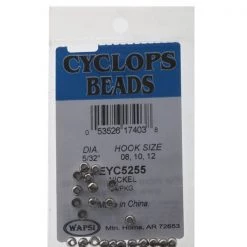 White Label Cyclops Brass Beads For Fly Tying 5/32in 4mm -White Label Sales Store groupedcyclopsbeads5 32in 1