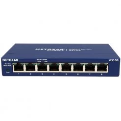 White Label NETGEAR GS108 ProSafe 8-Port Gigabit Ethernet Unmanaged Switch