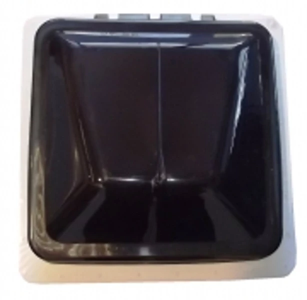 White Label Metal Frame Roof Vent (360mm X 360mm) - Smoke Dome 1 White Label Metal Frame Roof Vent (360mm X 360mm) - Smoke Dome