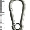 White Label Zinc Plated Carabiner Snap Hook 8mm
